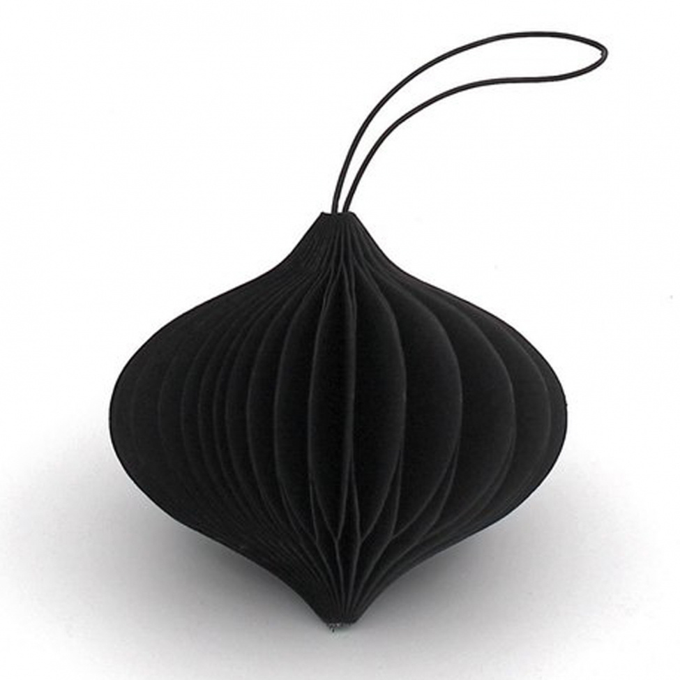 Julgranspynt \'Onion\' - Svart