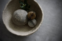 Julgranspynt \'Snowball\' - Grå