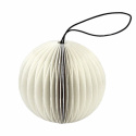 Julgranspynt \'Snowball\' - Vit