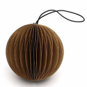 Julgranspynt \'Snowball\' - Brun