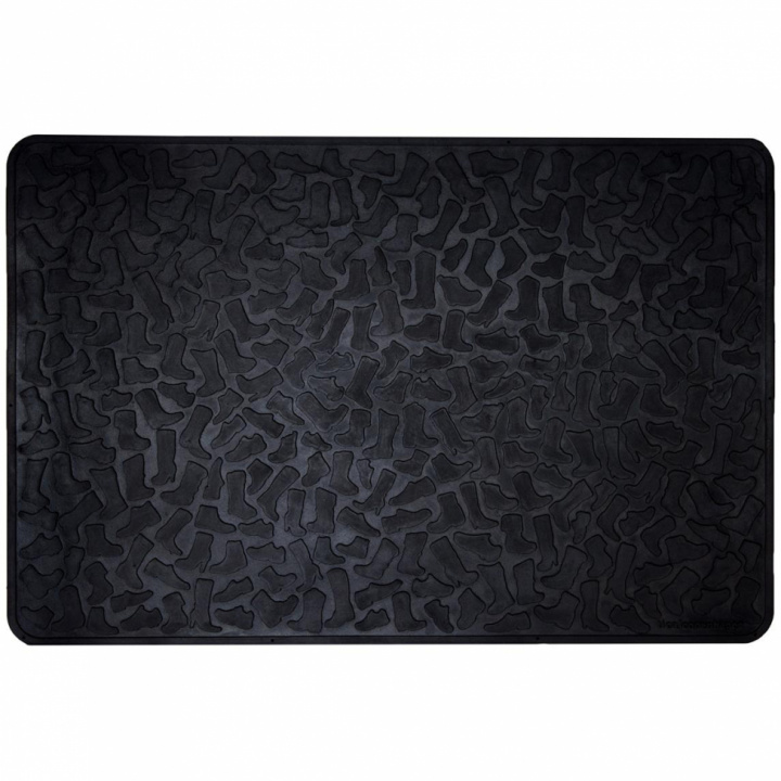 Dörrmatta i gummi 'Foot' - 90x60 cm