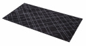 Hallmatta \'Lines\' - Svart 120x67 cm