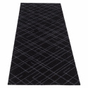 Hallmatta \'Lines\' - Svart 200x67 cm
