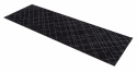 Hallmatta \'Lines\' - Svart 200x67 cm
