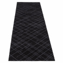 Hallmatta \'Lines\' - Svart 250x67 cm
