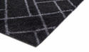 Hallmatta \'Lines\' - Svart 250x67 cm