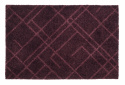 Hallmatta \'Lines\' - Mörkröd 60x40 cm