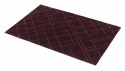 Hallmatta \'Lines\' - Mörkröd 90x60 cm