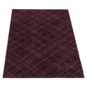 Hallmatta \'Lines\' - Mörkröd 120x67 cm