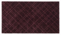 Hallmatta \'Lines\' - Mörkröd 120x67 cm