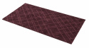 Hallmatta \'Lines\' - Mörkröd 120x67 cm