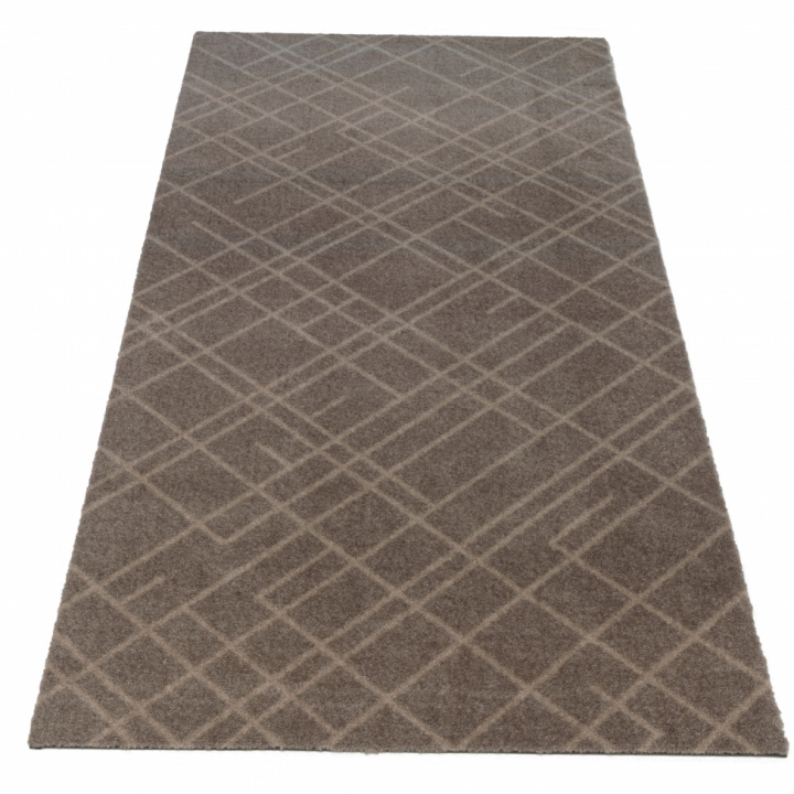 Hallmatta \'Lines\' - Sand 150x67 cm i gruppen INREDNING / Mattor / Hallmattor hos Reforma (00639)