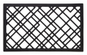 Dörrmatta i gummi \'Lines\' - 75x45 cm