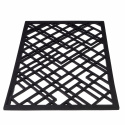Dörrmatta i gummi \'Lines\' - 90x60 cm