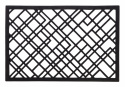 Dörrmatta i gummi \'Lines\' - 90x60 cm
