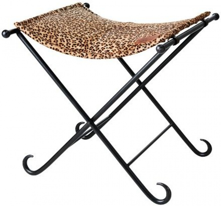 Pall - \'Oxford\' - Leopard i gruppen Möbler / Sittmöbler / Pallar hos Reforma (070-542-00)