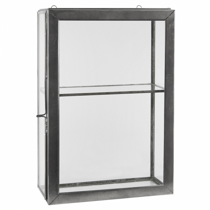 Väggskåp - Glas/Järn