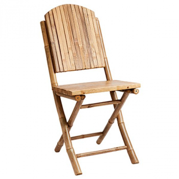 Hopfllbar stol \'Antonio\' - Bambu