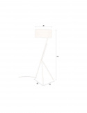 Golvlampa \'Murphy\' - Beige