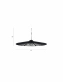 Taklampa ‘Belle S’ Ø65 cm - Svart
