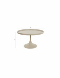 Soffbord \'Jason\' Ø69 cm - Beige