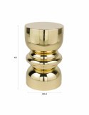 Sidobord ‘Kinga’ - Guld
