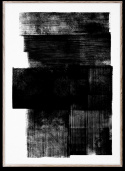 Poster \'Midnight\' 70x100 - Svart/Vit
