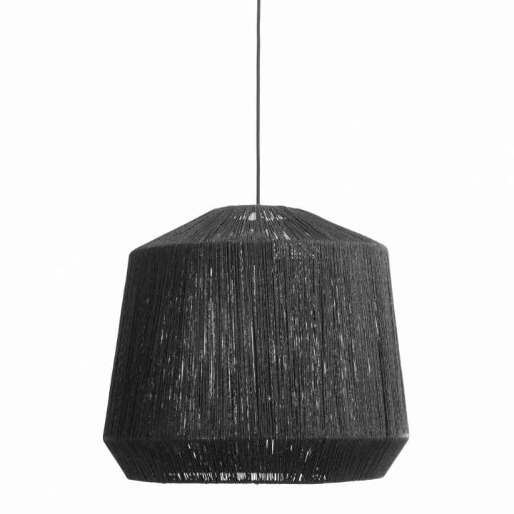 Lampskärm 'Jute' - Svart