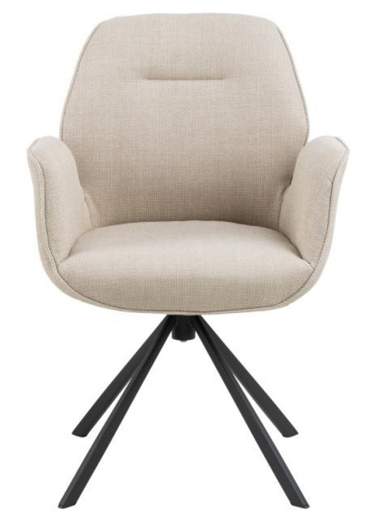 Stol \'Bjuv\' - Beige/Svart i gruppen Möbler / Sittmöbler / Stolar hos Reforma (101082)
