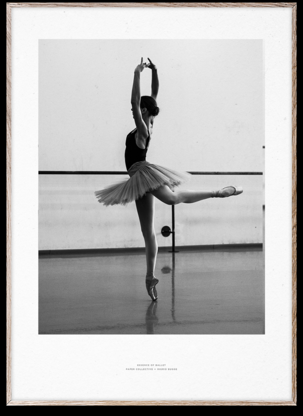 Poster \'Essence of Ballet 04\' 50x70 cm - Svart/Vit