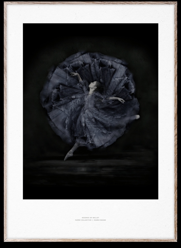 Poster 'Essence of Ballet 06' 50x70 cm - Svart/Vit