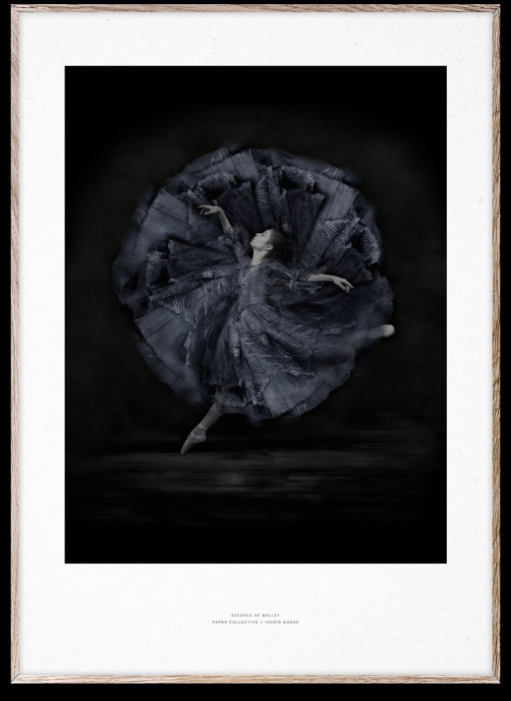 Poster 'Essence of Ballet 06' 50x70 cm - Svart/Vit