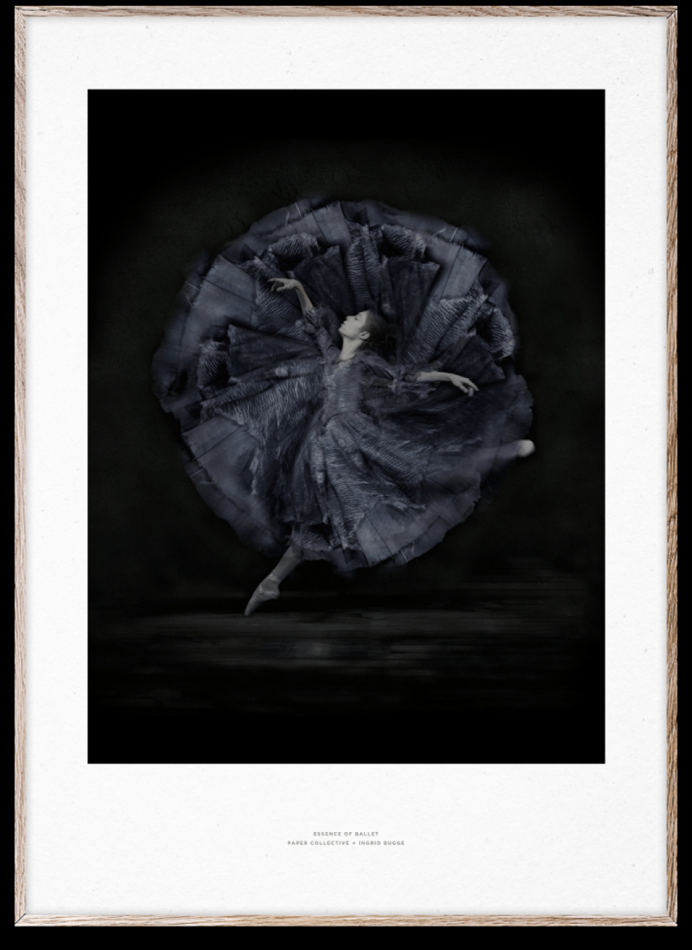 Poster \'Essence of Ballet 06\' 50x70 cm - Svart/Vit