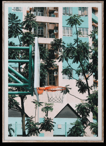 Poster \'Cities of Basketball\' 50x70 - Multi