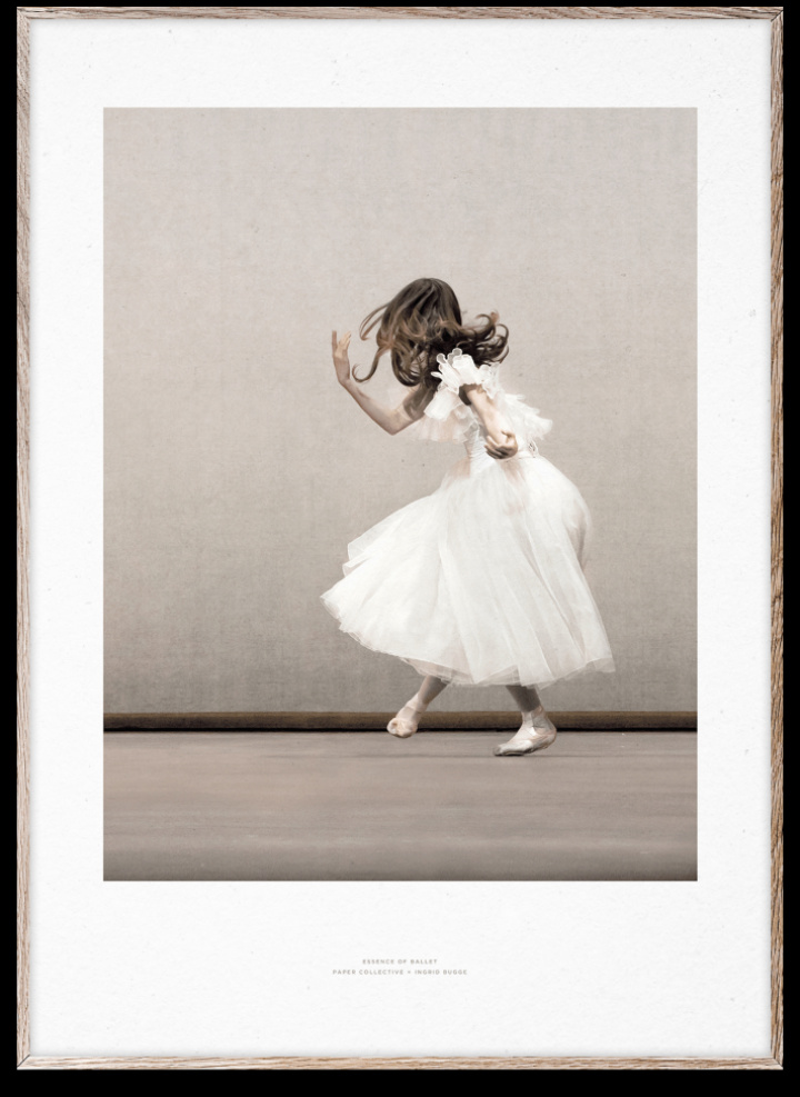 Poster 'Essence of Ballet 02' 30x40 - Beige