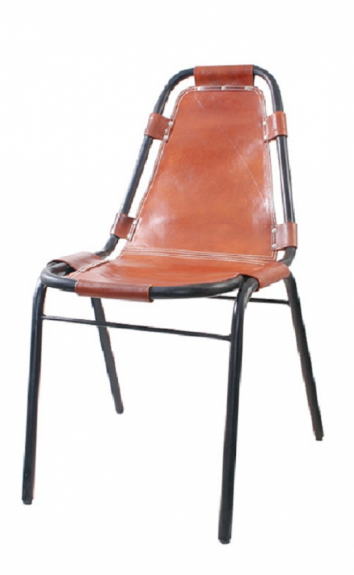 Stol \'Brindisi\' - Brunt sadelläder i gruppen hos Reforma (1014-Leather-REF-M)