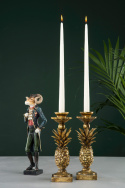 Ljusstake \'Ananas\' - Guld