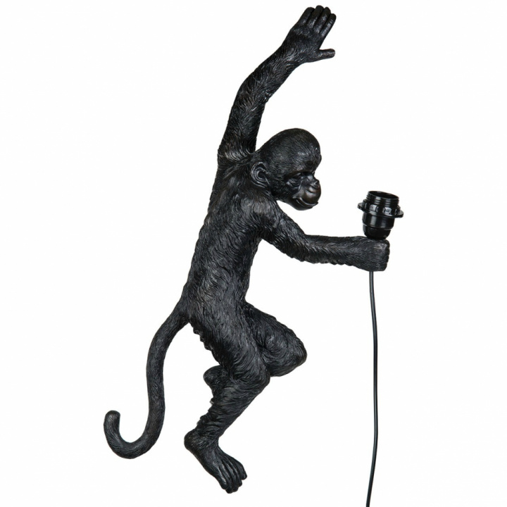 Vägglampa 'Apa' - Svart