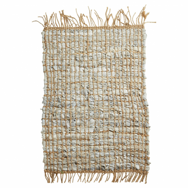 Matta 60x90cm - Återvunnet läder 60x90 i gruppen Mattor / Badrumsmattor hos Reforma (101874)