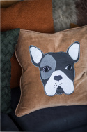Prydnadskudde \'Frenchie\' - Brun