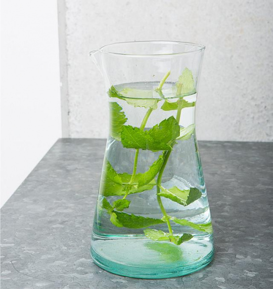 Karaff \'Handmade\' - tervunnet glas