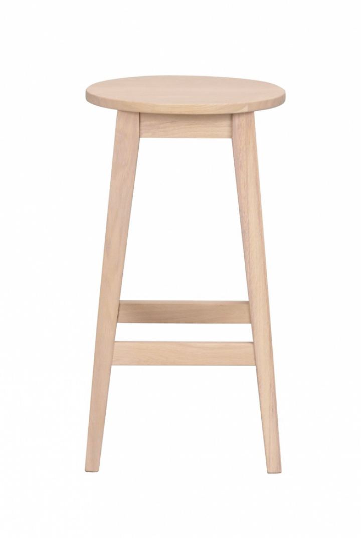 Barpall \'Austin\' - Natur/Vit i gruppen Möbler / Sittmöbler / Barstolar hos Reforma (103512)