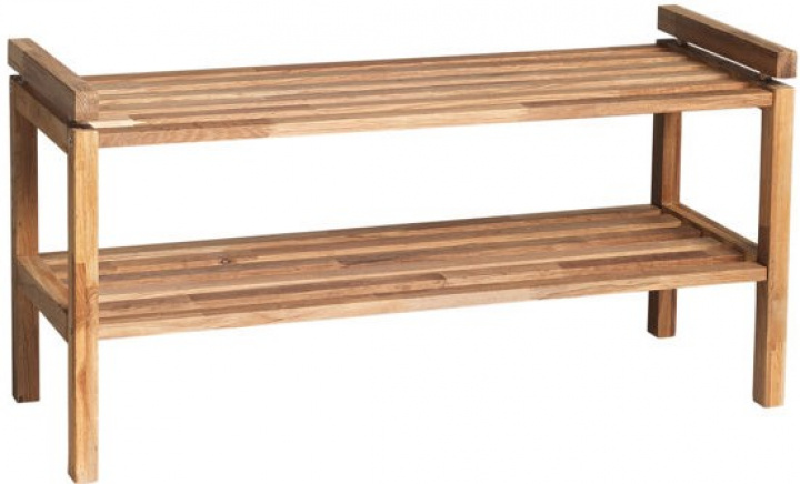 Skoställ \'Confetti\' 80cm - Ek i gruppen Möbler / Hyllor & förvaring / Hatt- och skohyllor hos Reforma (103613)