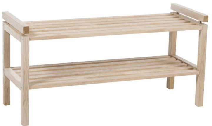 Skoställ \'Confetti\' 80cm - Vitpigmenterad i gruppen Möbler / Hyllor & förvaring / Hatt- och skohyllor hos Reforma (103732)