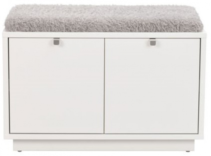 Bänk \'Confetti\' 70cm - Vit/Ljusgrå i gruppen Möbler / Sittmöbler / Bänkar hos Reforma (103756)