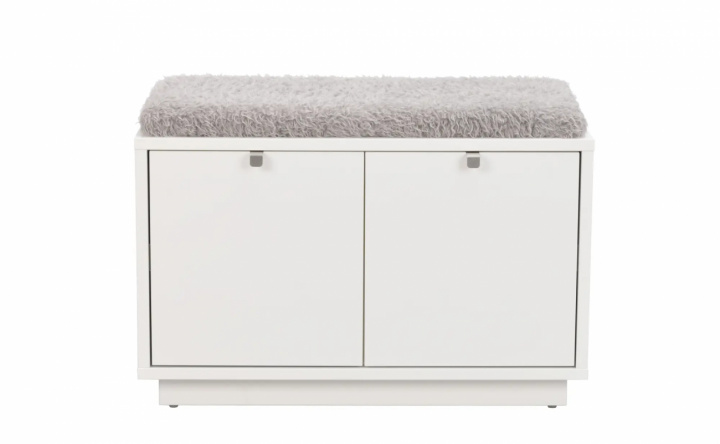 Bänk \'Confetti\' 70cm - Vit/Ljusgrå i gruppen Möbler / Sittmöbler / Bänkar hos Reforma (103756)