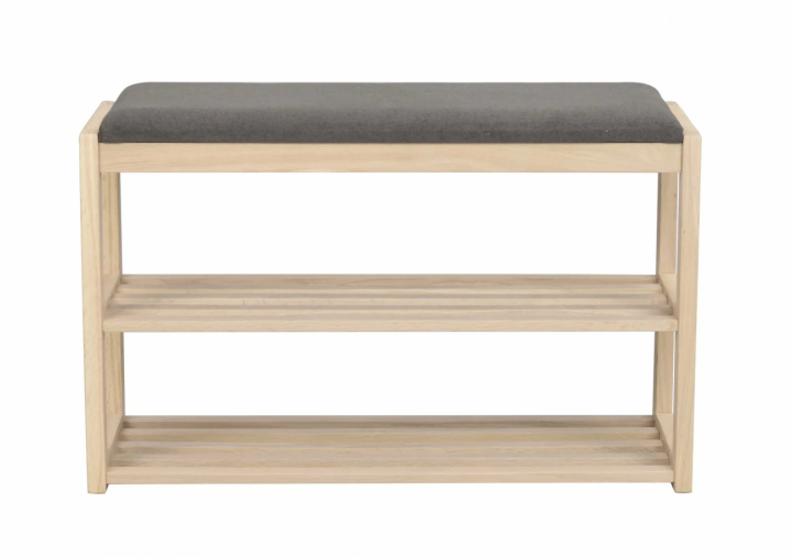 Skoställ \'Confetti\' - Vitpigmenterad/Mörkgrå i gruppen Möbler / Hyllor & förvaring / Hatt- och skohyllor hos Reforma (103822)