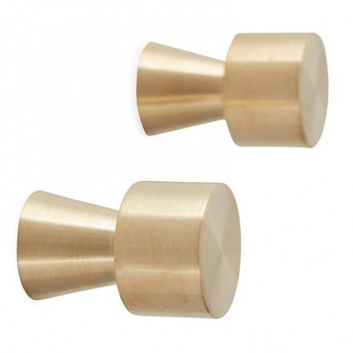 Mässingkrokar - 2pack