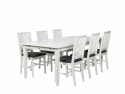Matbord \'Koster\' 200x100 cm - Vit