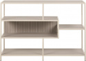 Bokhylla \'Seaford\' 114x78cm - Grå
